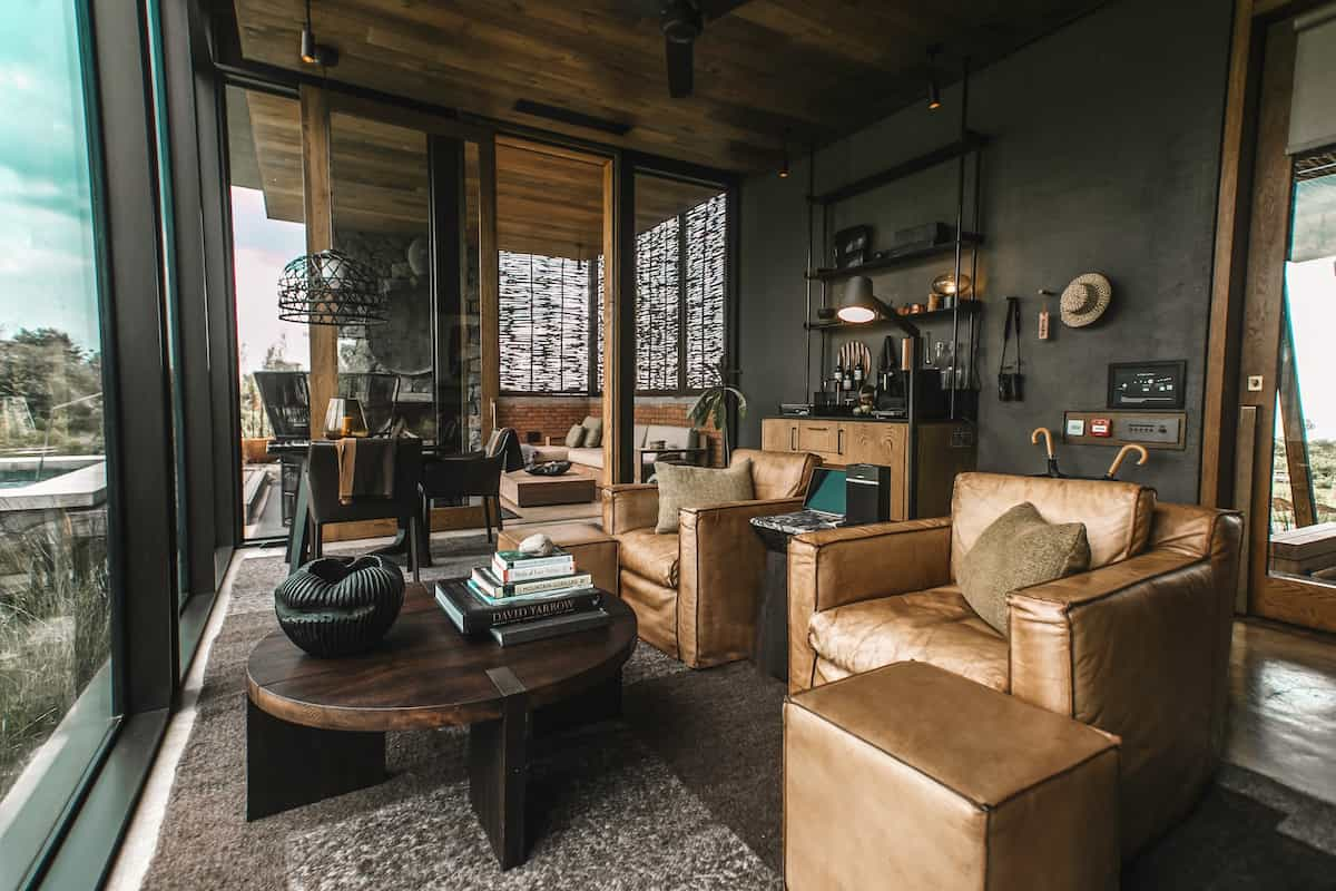 brown wooden table and chairs