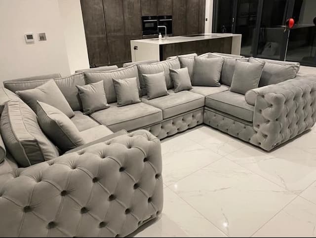 FULLY CHESTERFIELD U SHAPE SOFA