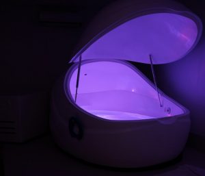 futuristic spa bath