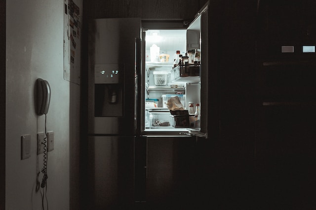 silver french-door refrigerator