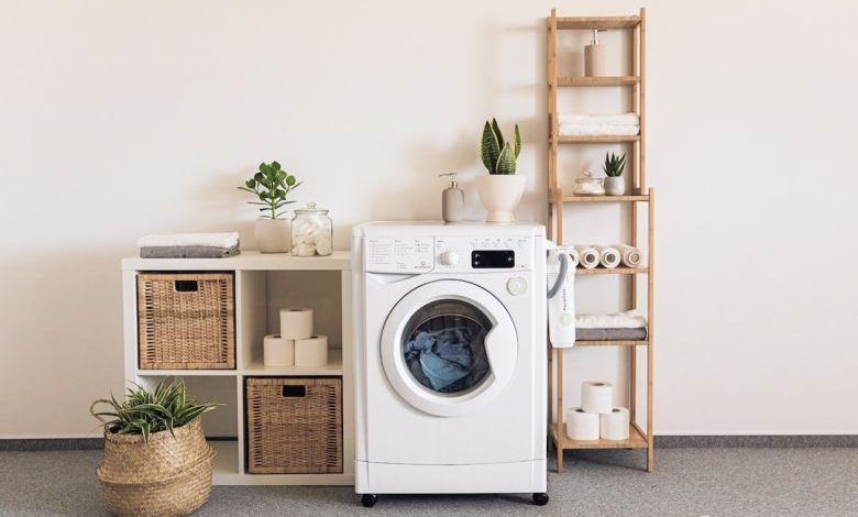 Laundry Room - a washer and dryer in a room
