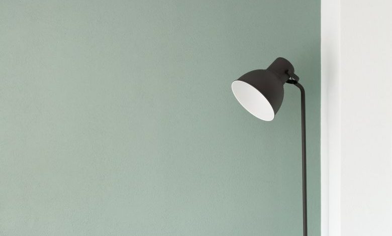 Minimalist Home Design - black floor lamp at the corner