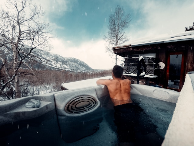 man-in-hot-tub