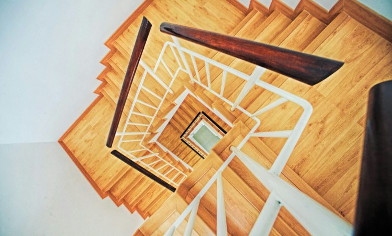 brown-wooden-spiral-stairs